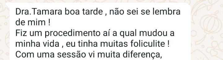 Print do depoimento 9 enviado por paciente