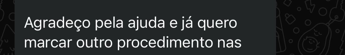 Print do depoimento 25 enviado por paciente