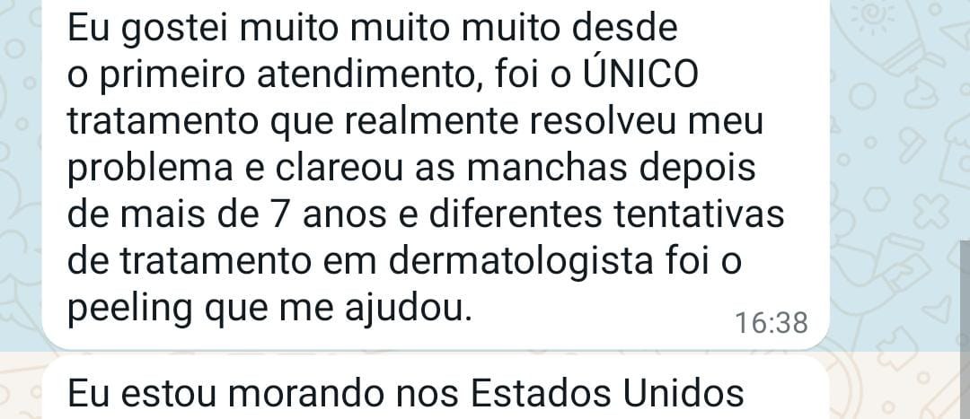 Print do depoimento 22 enviado por paciente