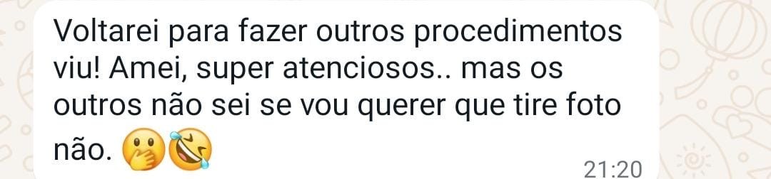 Print do depoimento 26 enviado por paciente