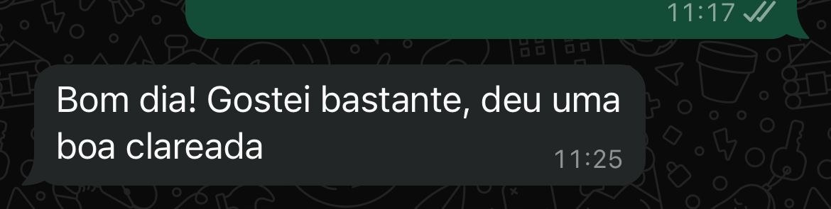 Print do depoimento 18 enviado por paciente